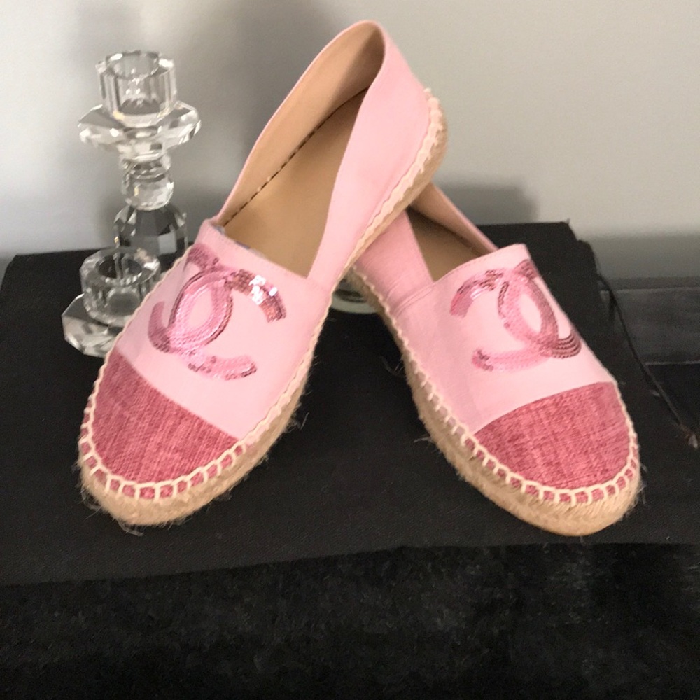 Pink espadrilles